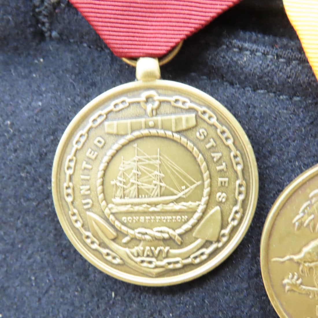 US Navy Vietnam Uniform, U.S.S. Lucid with Medals - 5