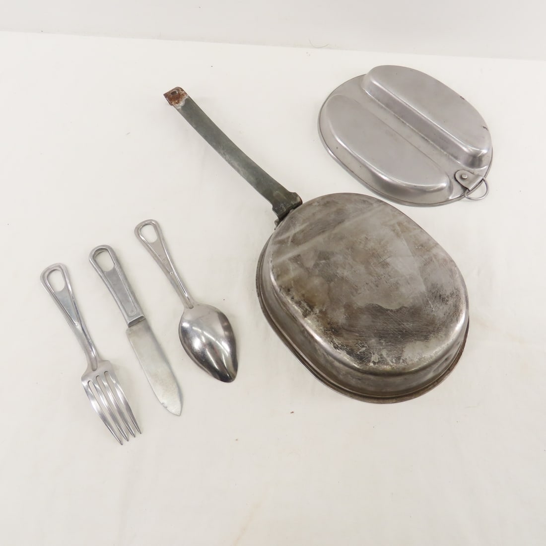 US Military Mess Kit, Canteen, & Magazine Pouch - 9