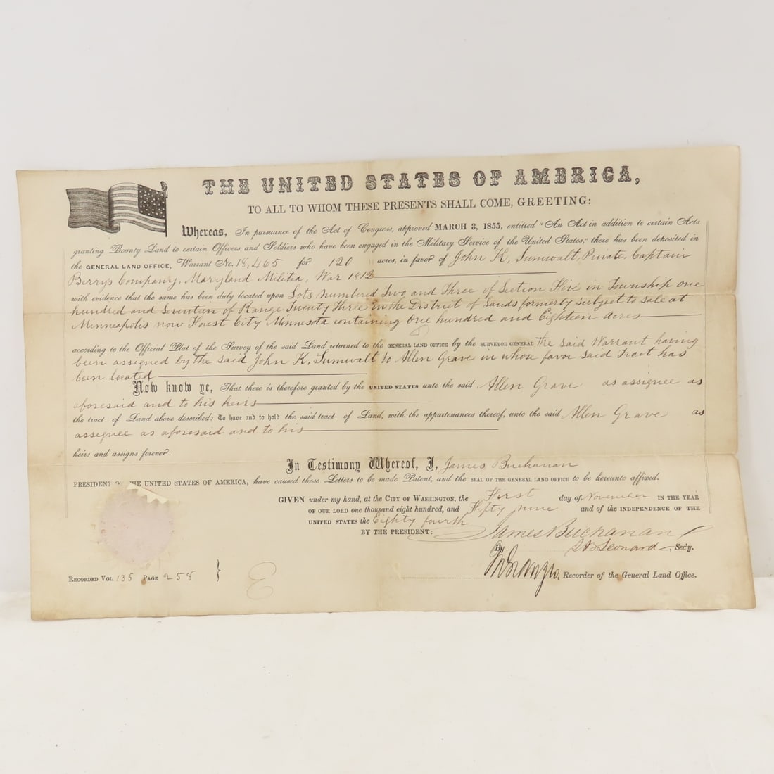 15th Minnesota Spanish American War Papers & Photo - 2