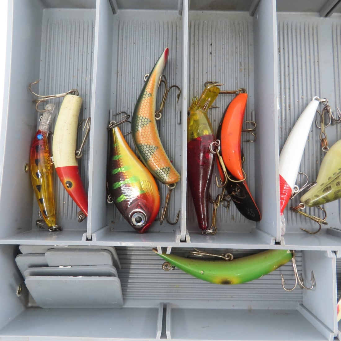 Plano Plastic Tackle Box with Lures & Gear - 2