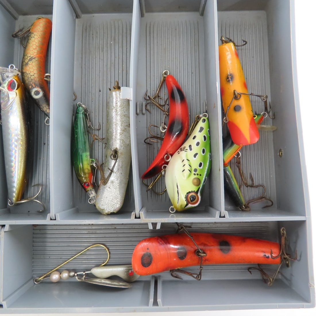 Plano Plastic Tackle Box with Lures & Gear - 4