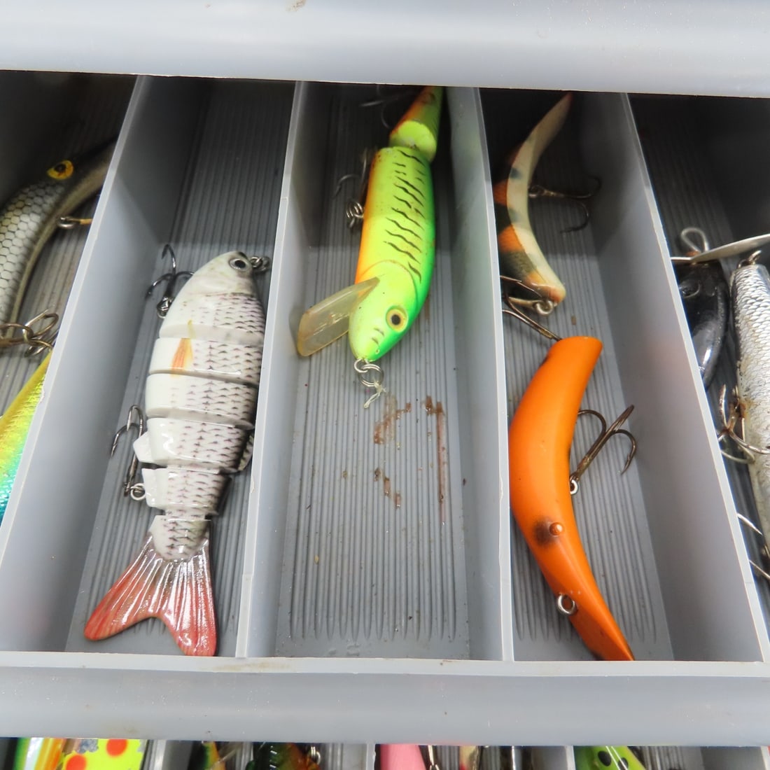 Plano Plastic Tackle Box with Lures & Gear - 6
