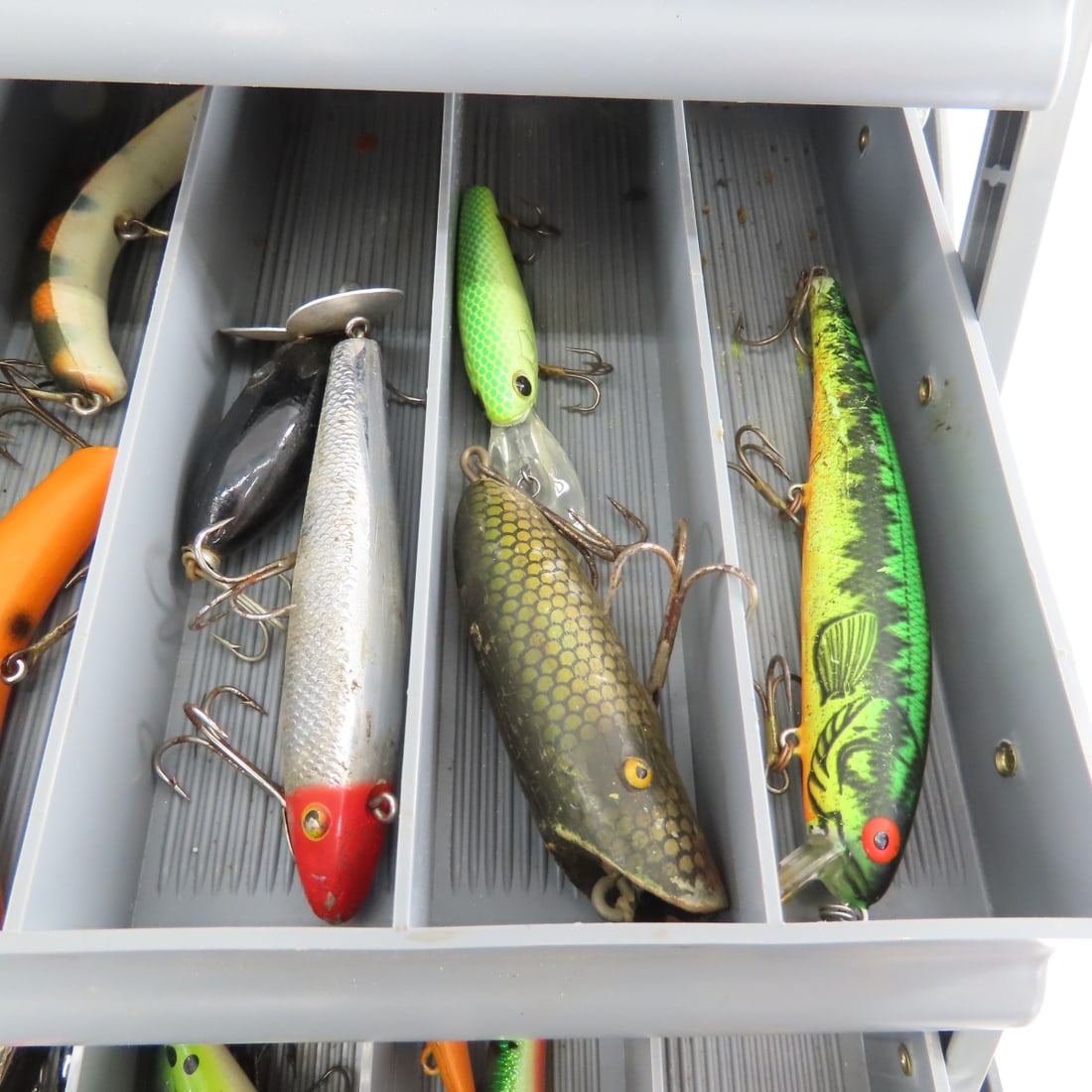 Plano Plastic Tackle Box with Lures & Gear - 7