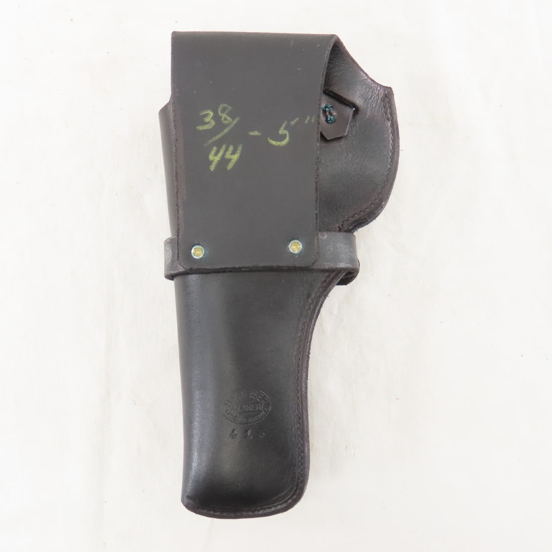 H.H Heiser Leather S&W 38/44 Revolver Holster #415 - 3