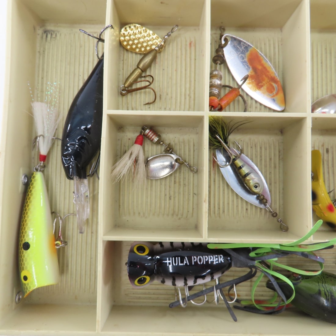 Plano Plastic Tackle Box with Lures & Gear - 2