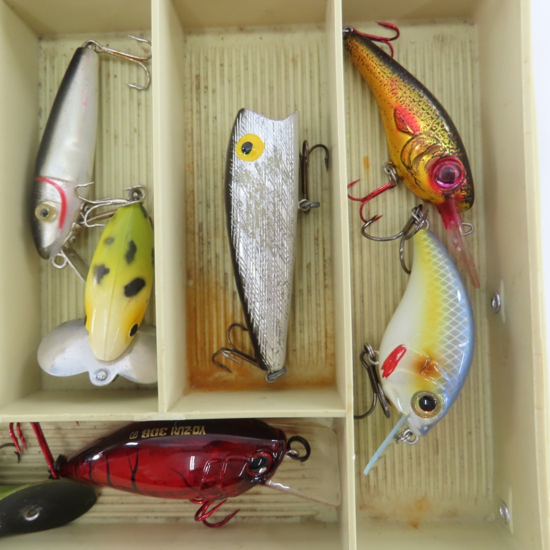 Plano Plastic Tackle Box with Lures & Gear - 4