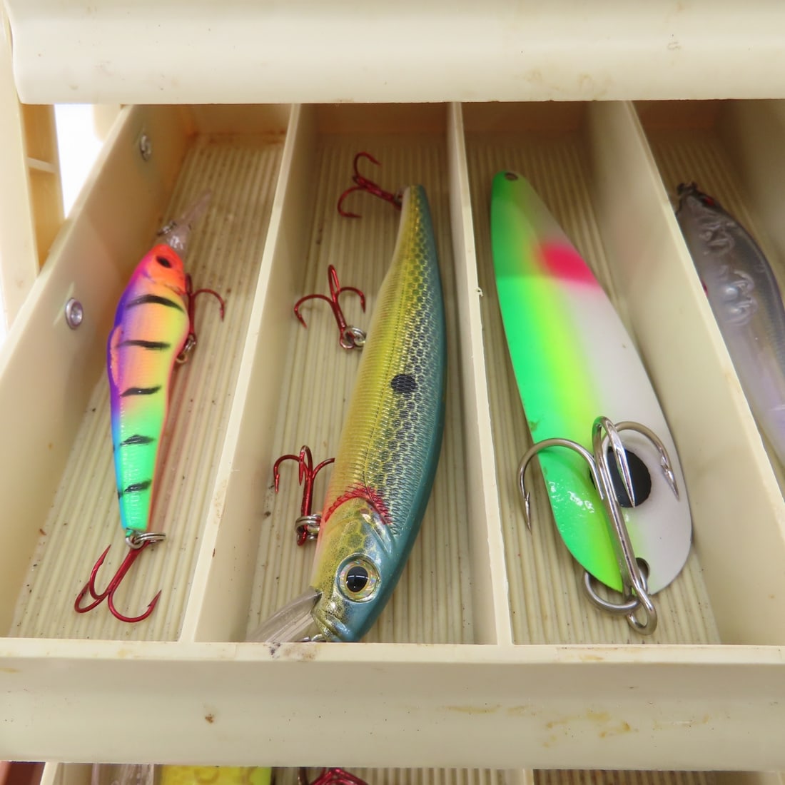 Plano Plastic Tackle Box with Lures & Gear - 5