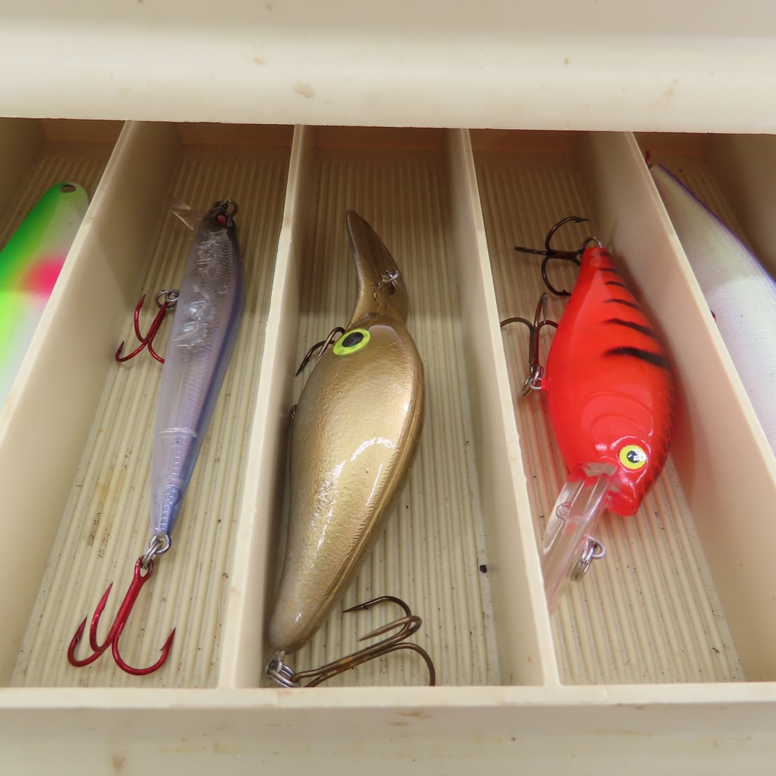 Plano Plastic Tackle Box with Lures & Gear - 6