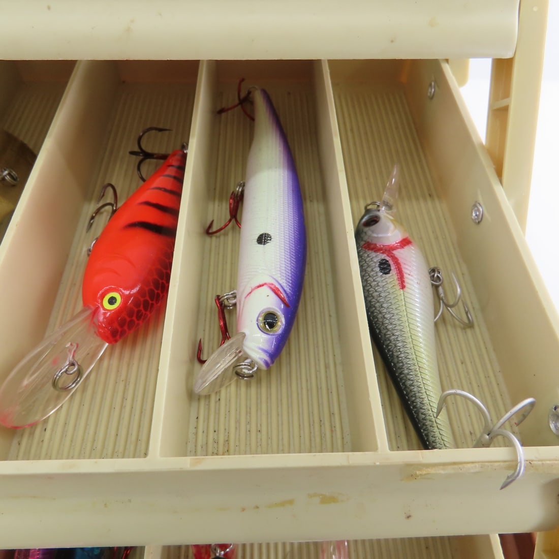Plano Plastic Tackle Box with Lures & Gear - 7