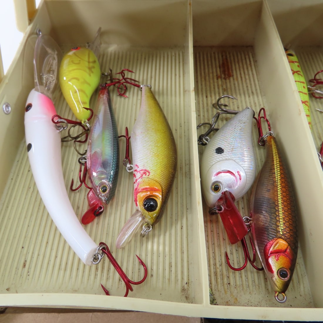 Plano Plastic Tackle Box with Lures & Gear - 8