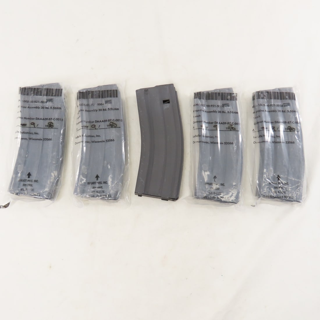 5 Pre Ban LaBelle AR Magazines w/Magpul Followers - 2