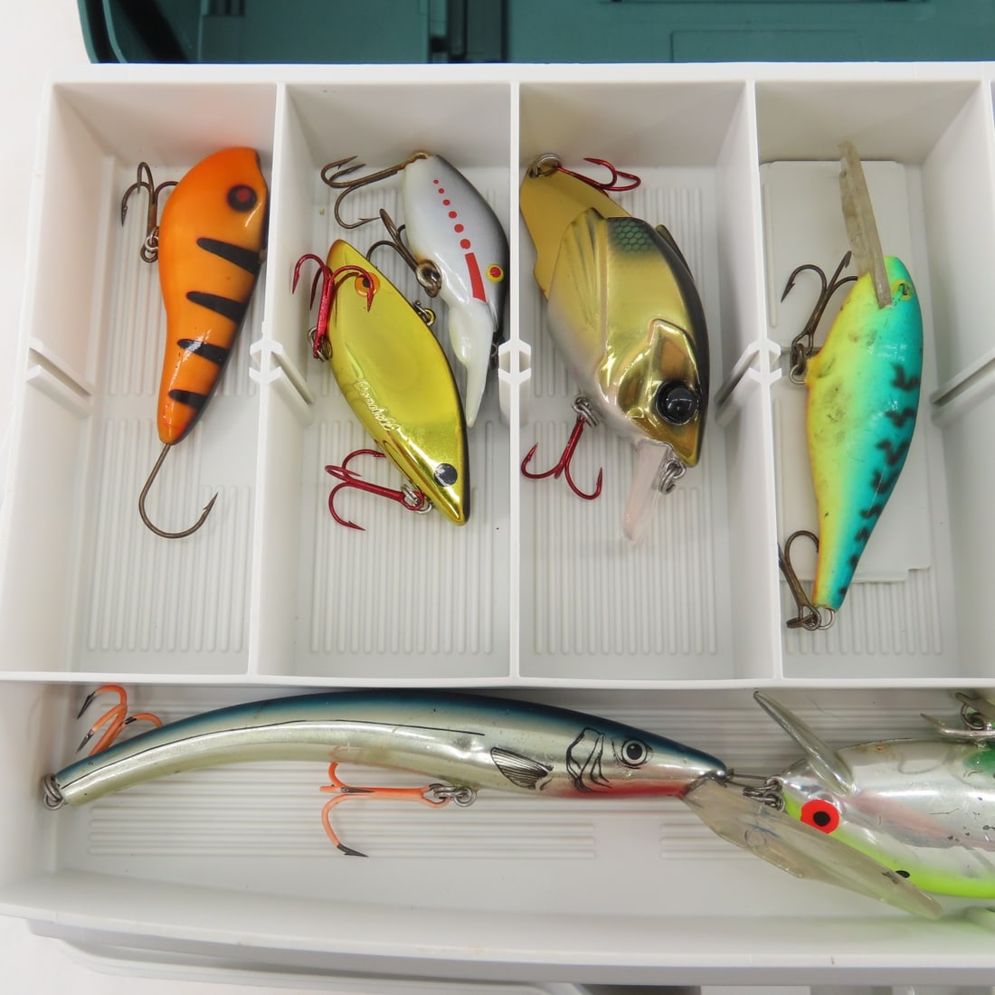 Plano Plastic Tackle Box with Lures & Gear - 2