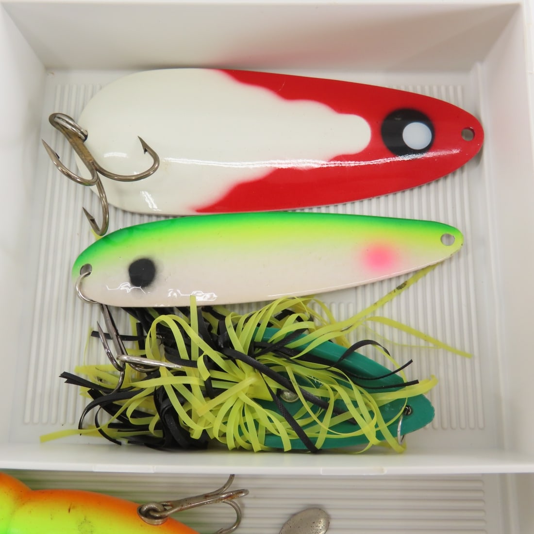 Plano Plastic Tackle Box with Lures & Gear - 4