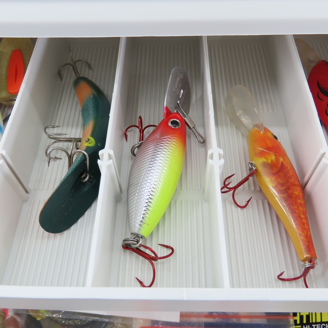 Plano Plastic Tackle Box with Lures & Gear - 9
