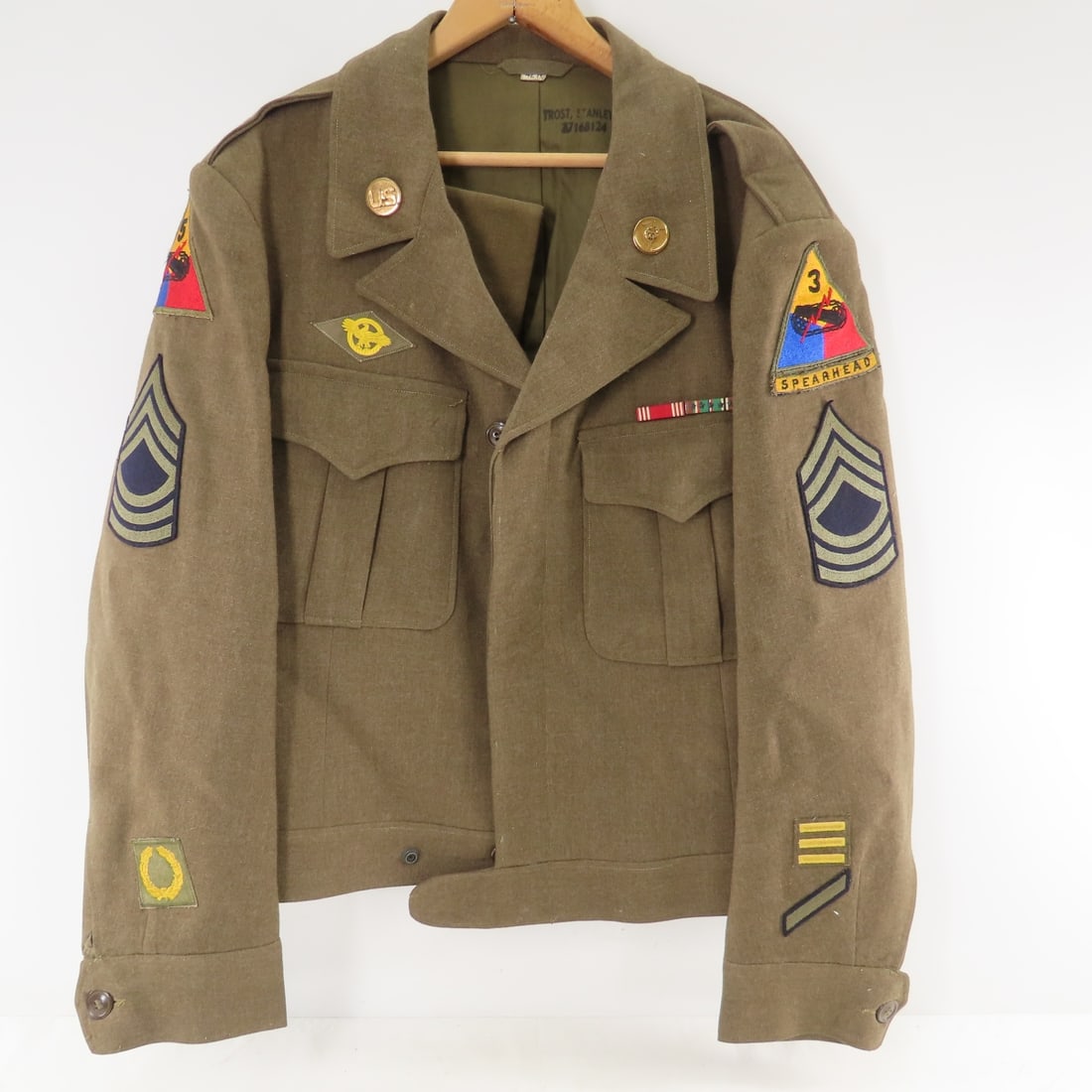 Identified WWII Master Sergeant Uniform, Photos - 7