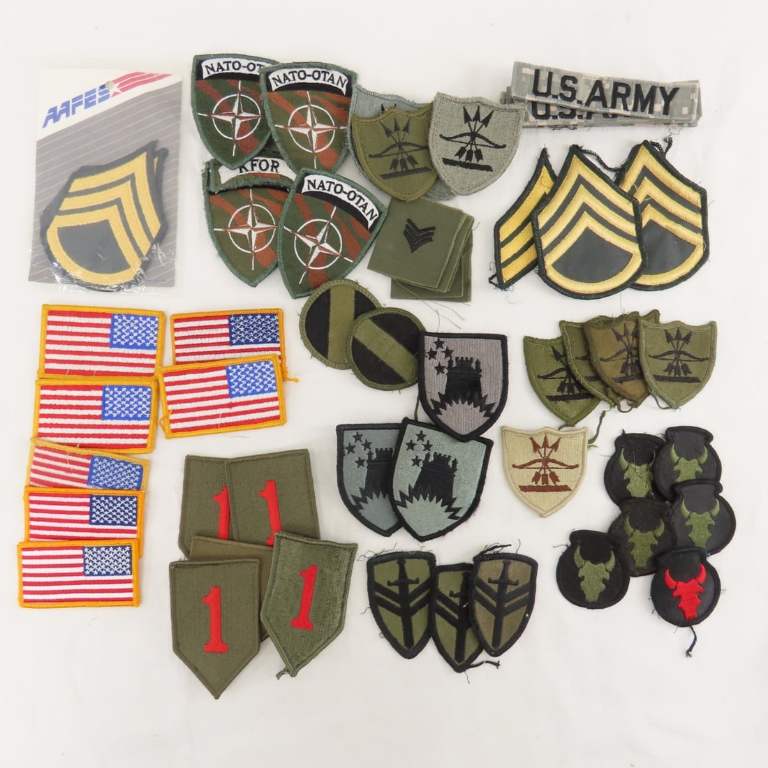 Collection of Velcro & Sew-On US Military Patches - 5