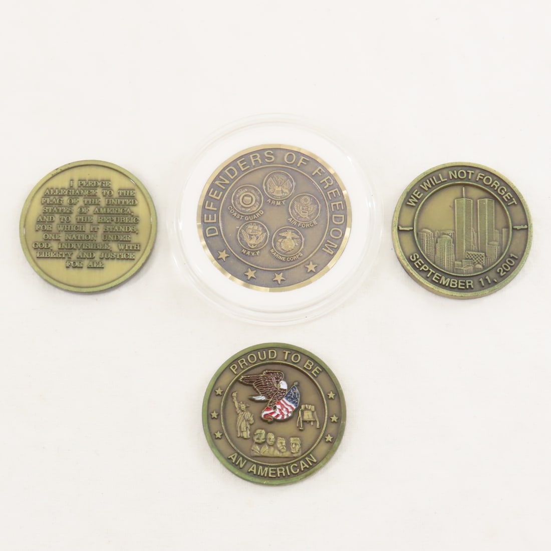 US Military Pinback Buttons, Challenge Coins, More - 6