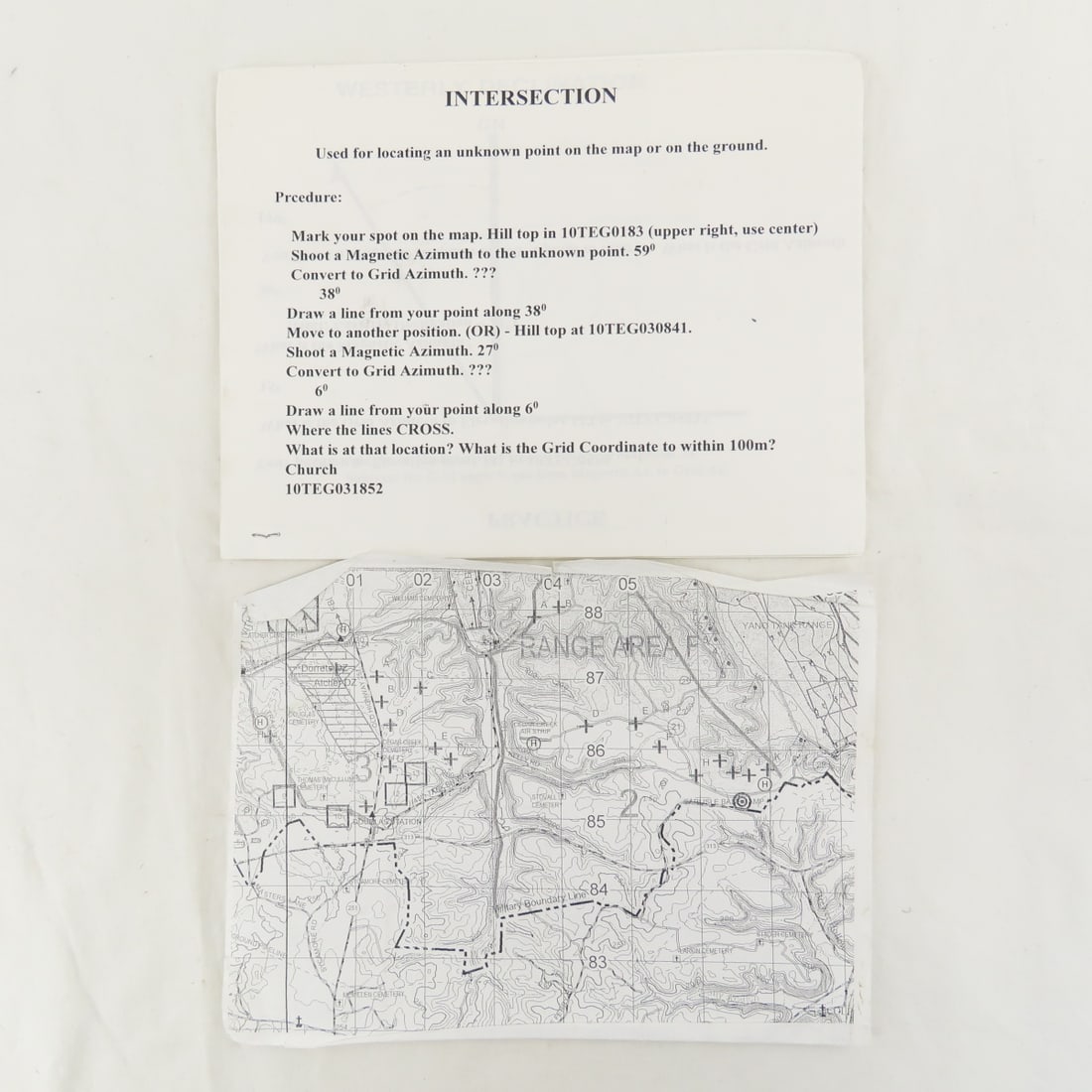 1975 US Army Map Reading Field Manual Packets - 13