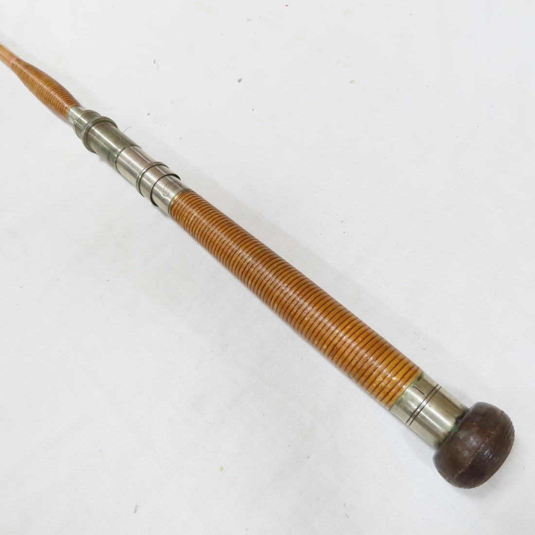 7 Vintage 6-Sided Bamboo Cane Poles - 10