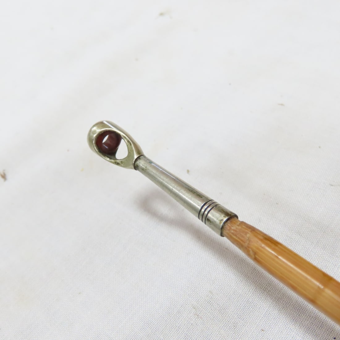 7 Vintage 6-Sided Bamboo Cane Poles - 14