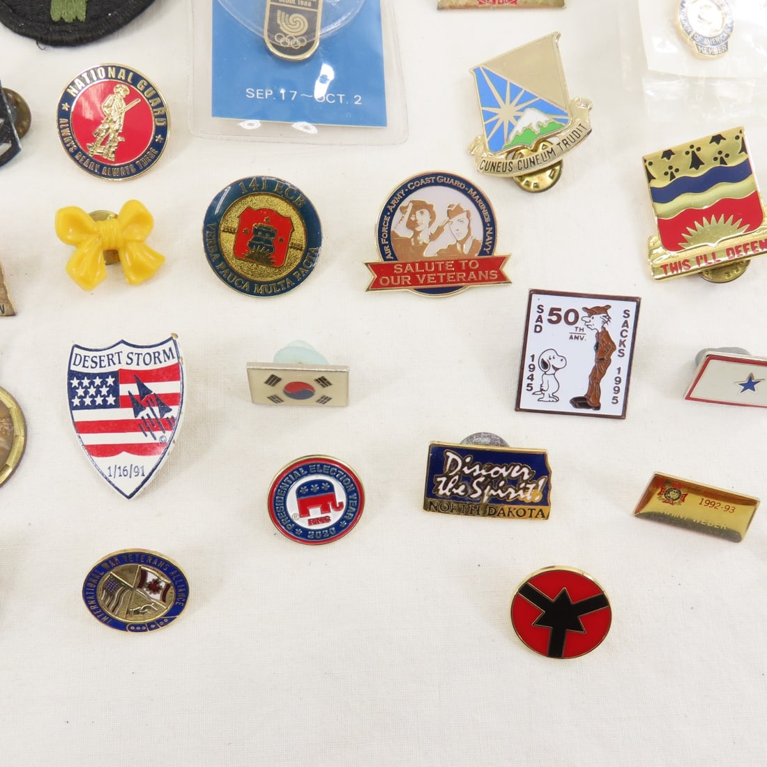 Collection of Military & Other Pins, Medals, More - 11