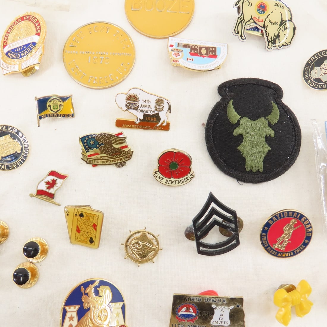 Collection of Military & Other Pins, Medals, More - 6