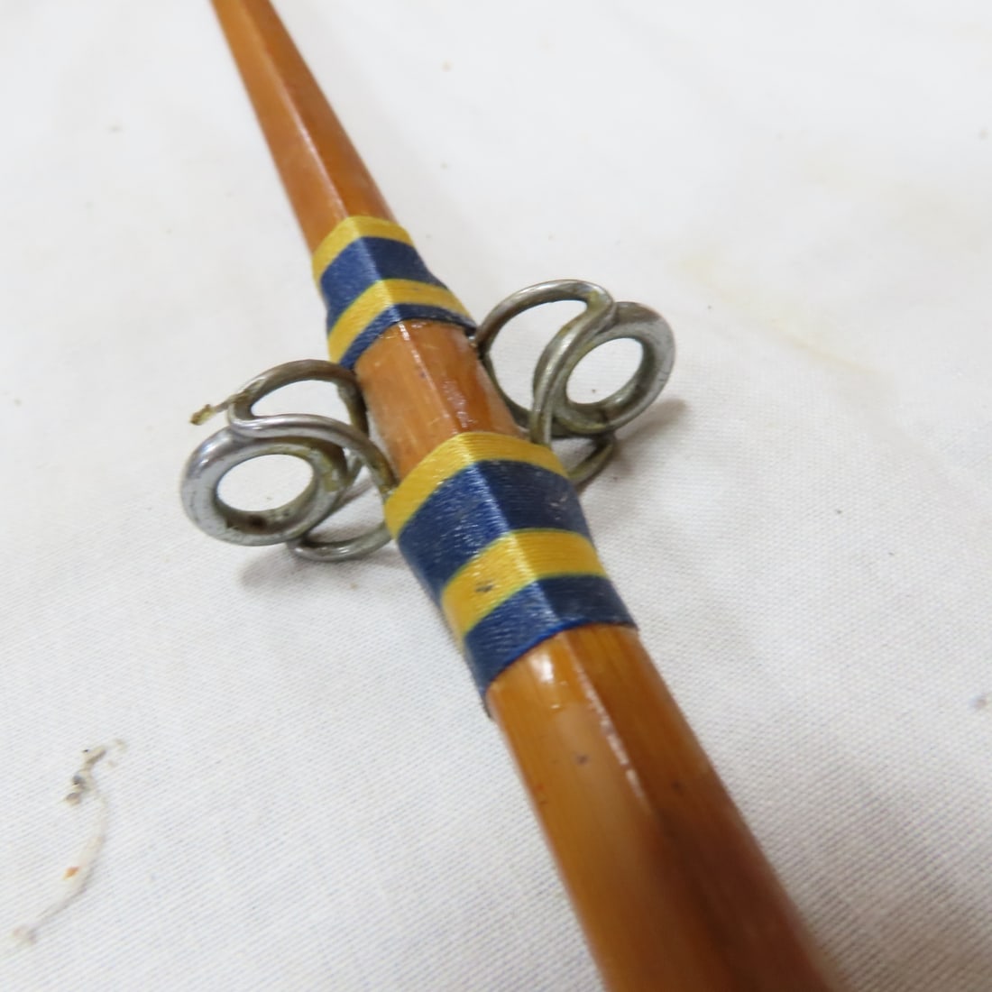 4 Vintage 6-Sided Bamboo Casting/Trolling Rods - 6