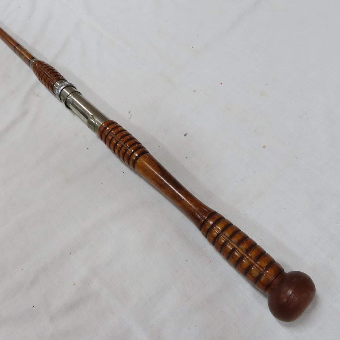4 Vintage 6-Sided Bamboo Casting/Trolling Rods - 8