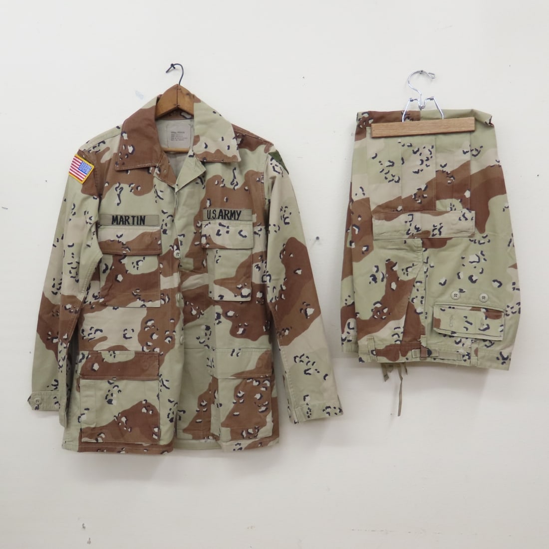 3 US Army Desert Camo Jackets & Trousers Med-Reg - 8