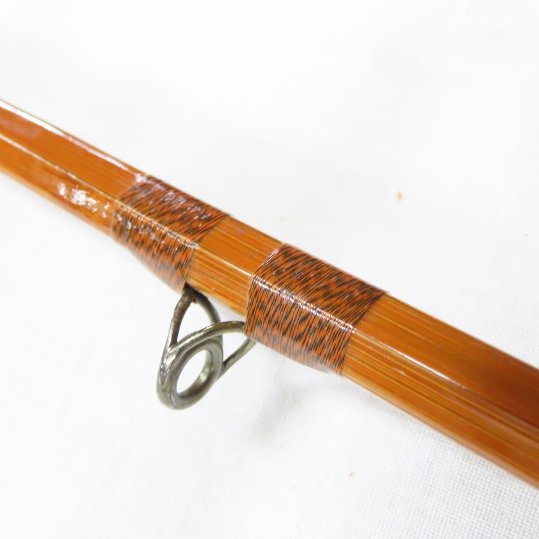 3 Vintage 3-Piece 6-Sided Bamboo Fly Fishing Rods - 7