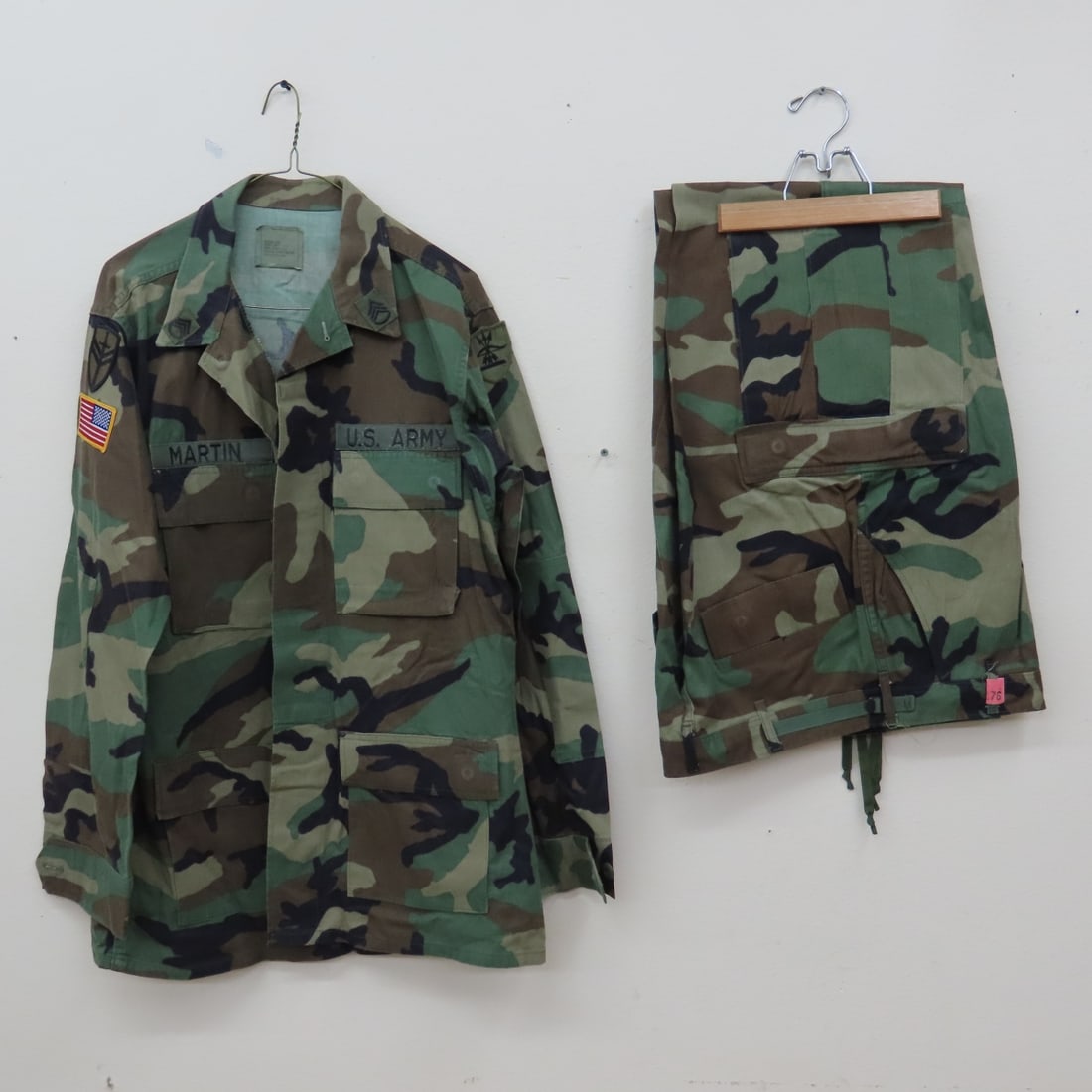 6 US Army Woodland Camo Field Coats, Trousers M - 11