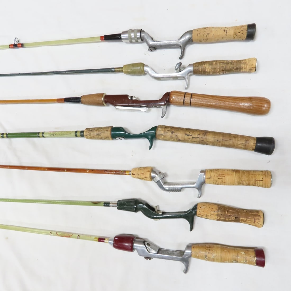 7 Vintage Casting Rods- Garcia, Shakespeare, Other - 2