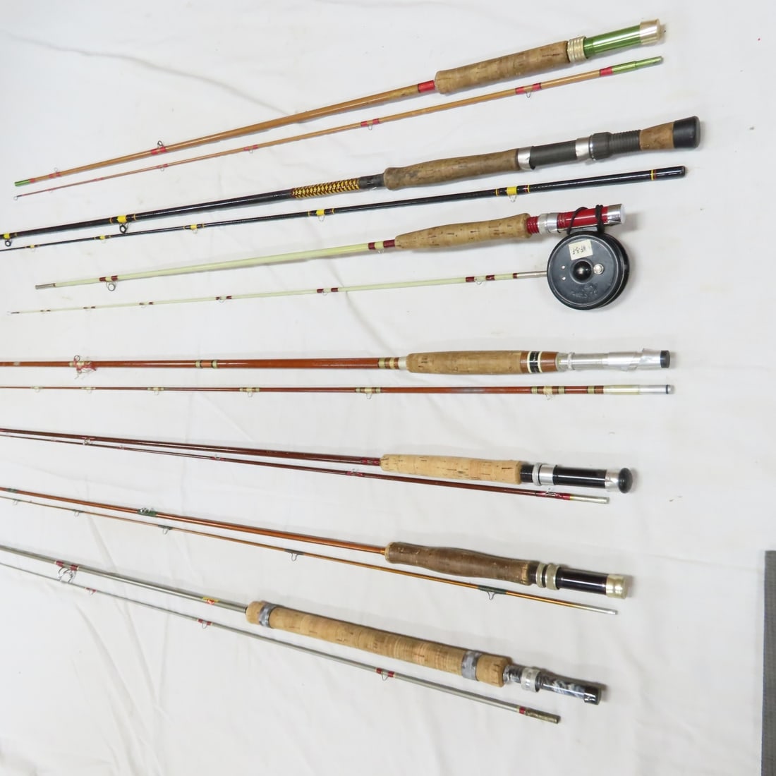 6 Vintage Fly Fishing Rods- Heddon Pal & Others - 2
