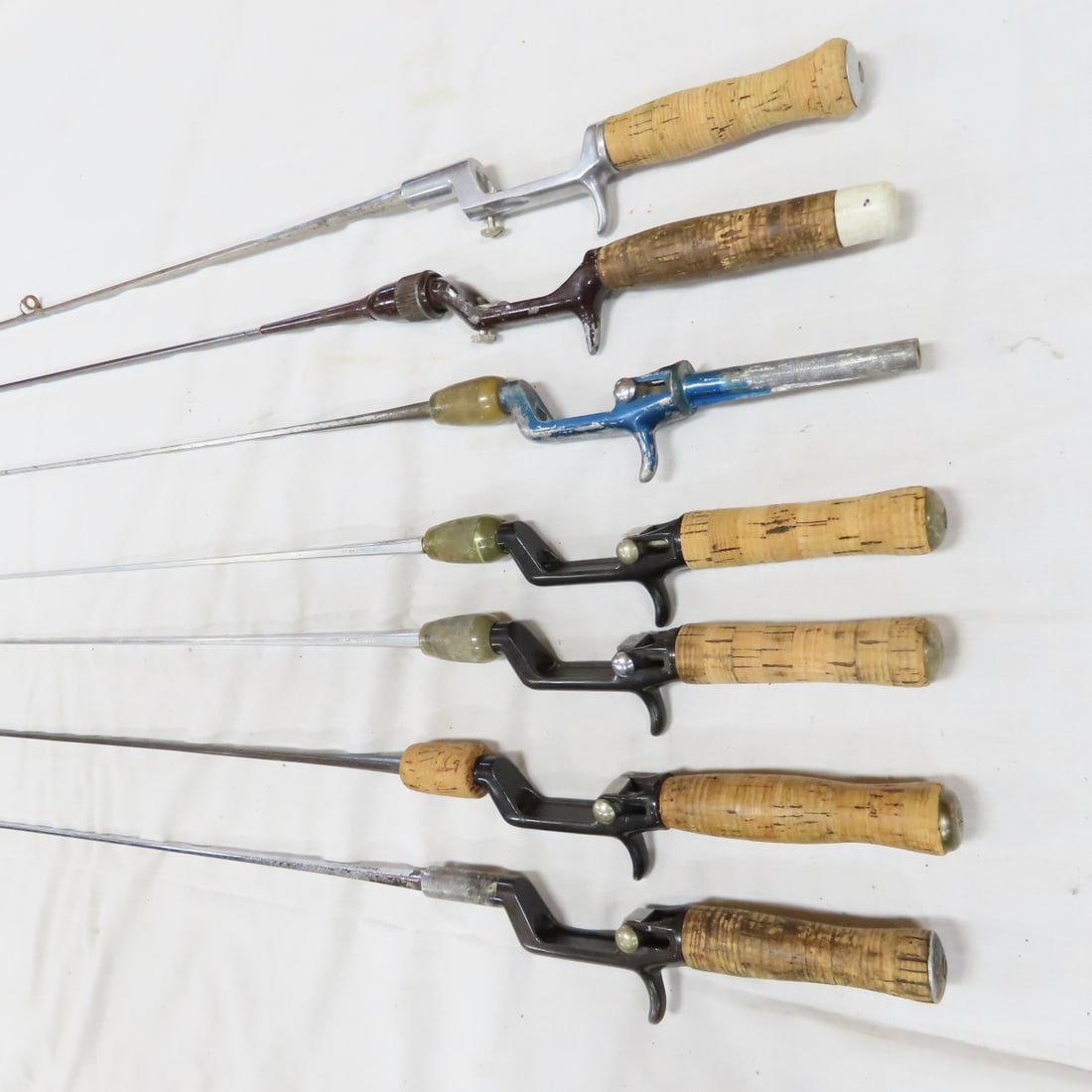 7 Vintage Steel True Temper Casting Fishing Rods - 2