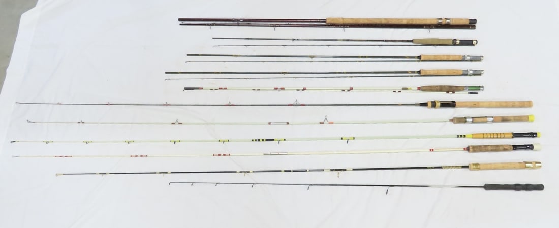 11 Vintage & Modern Fly & Spinning Fishing Rods (1 of 17)