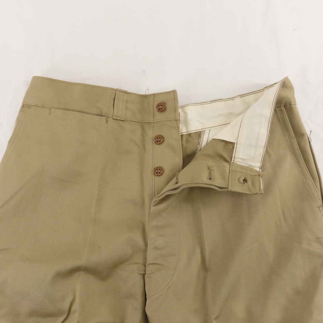 Vintage US Army Kaki Twill & Wool Shirts, Trousers - 12