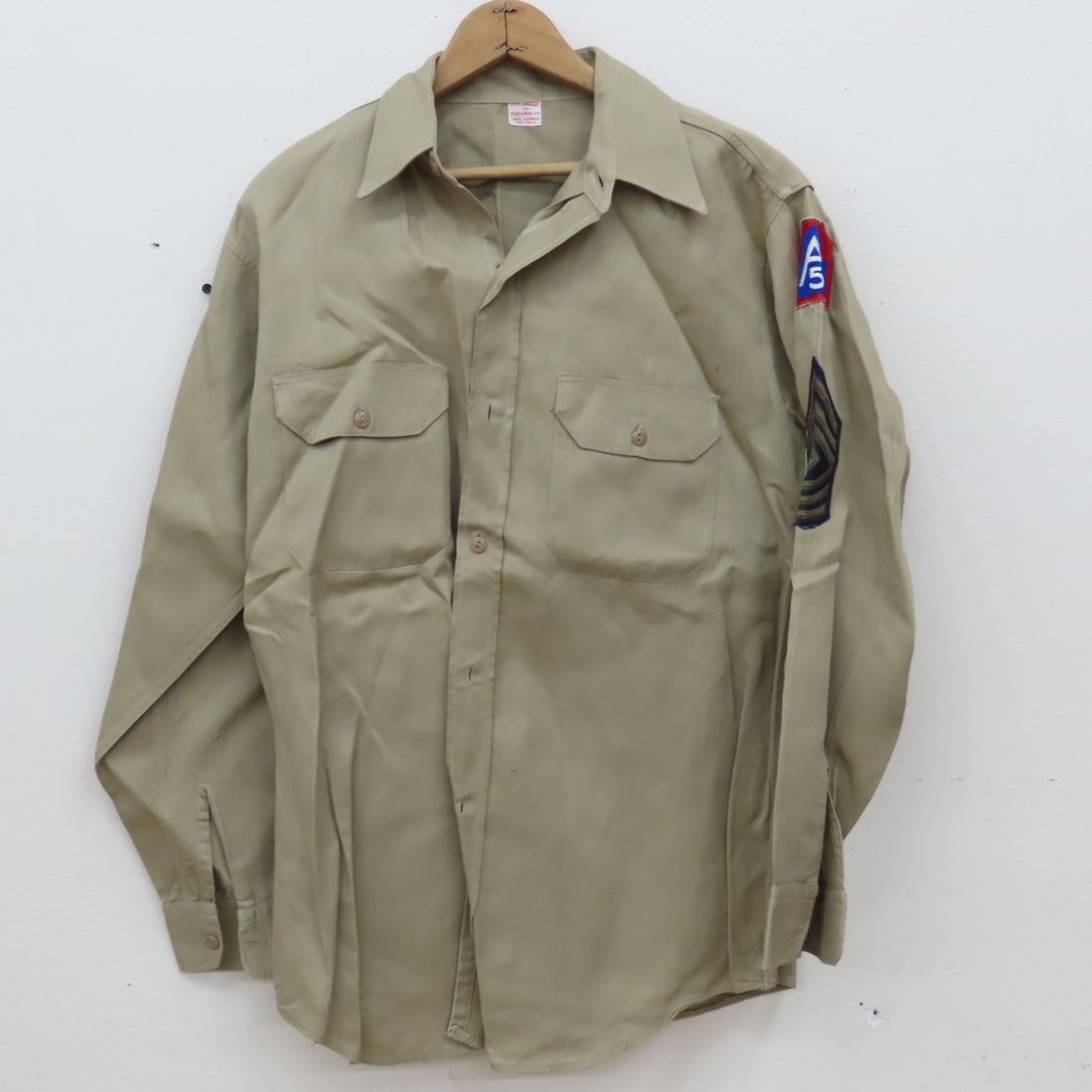 Vintage US Army Kaki Twill & Wool Shirts, Trousers - 19