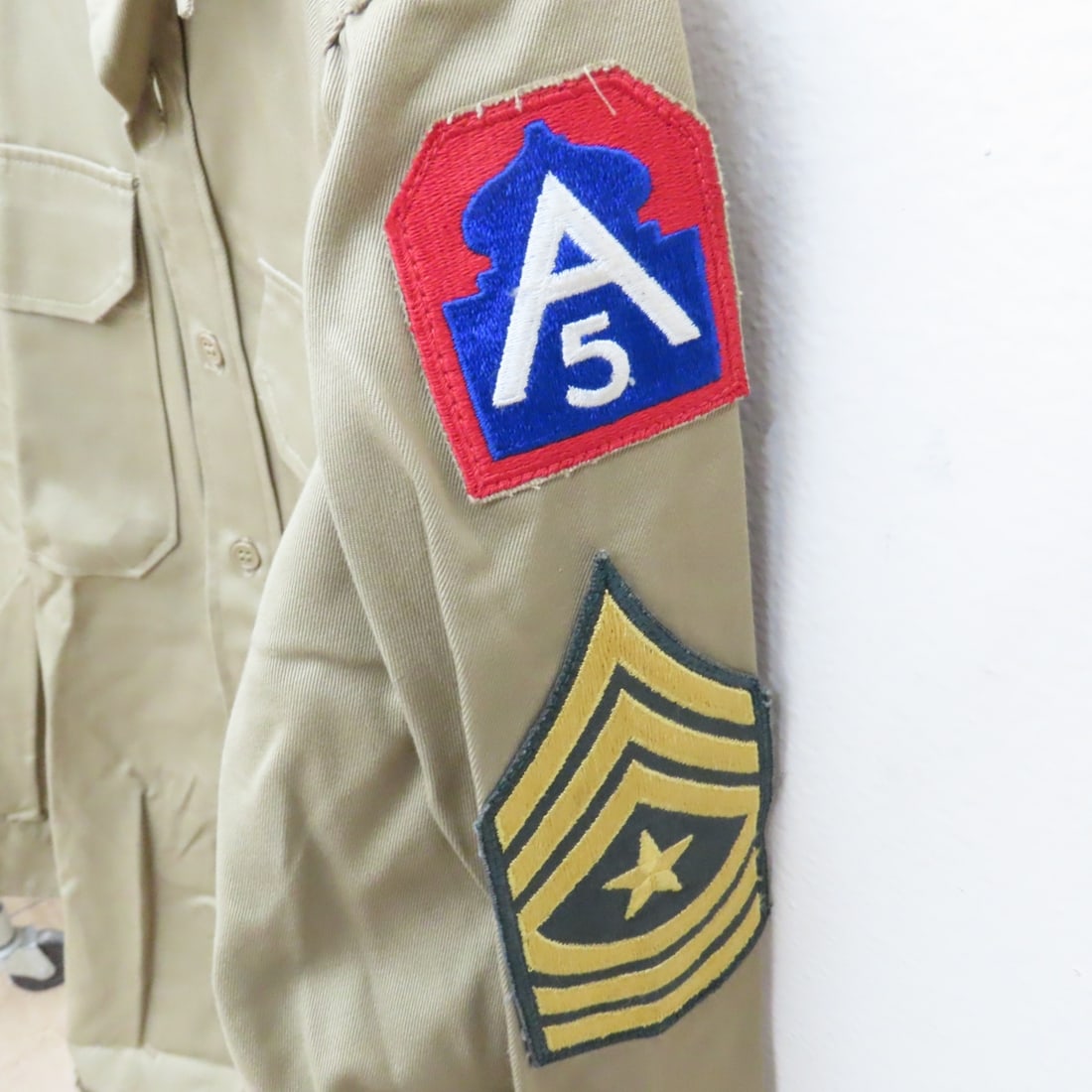 Vintage US Army Kaki Twill & Wool Shirts, Trousers - 9