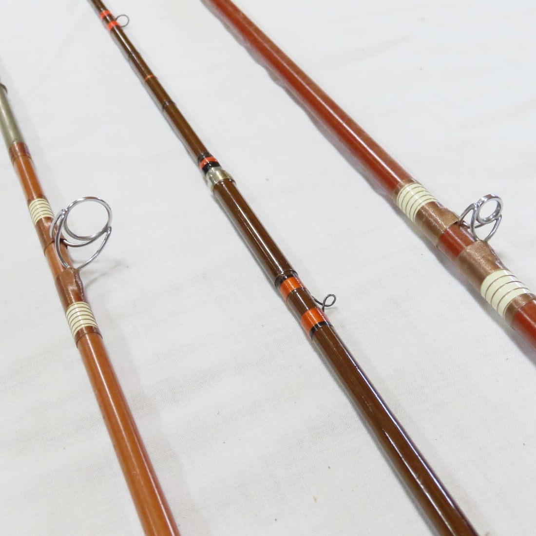 3 Vintage Eagle Claw, GEP Fly & Spinning Rods - 10