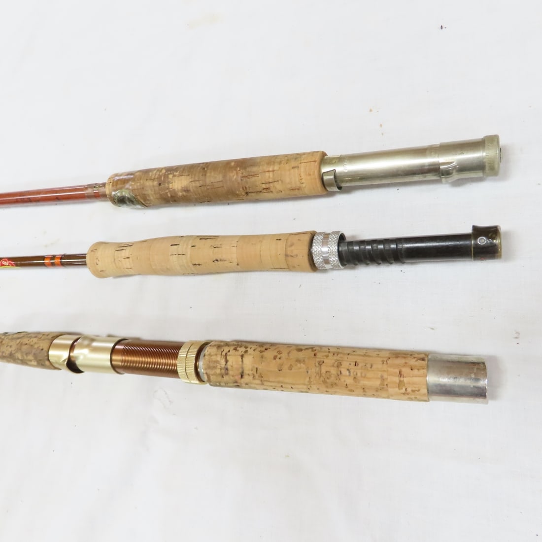 3 Vintage Eagle Claw, GEP Fly & Spinning Rods - 2