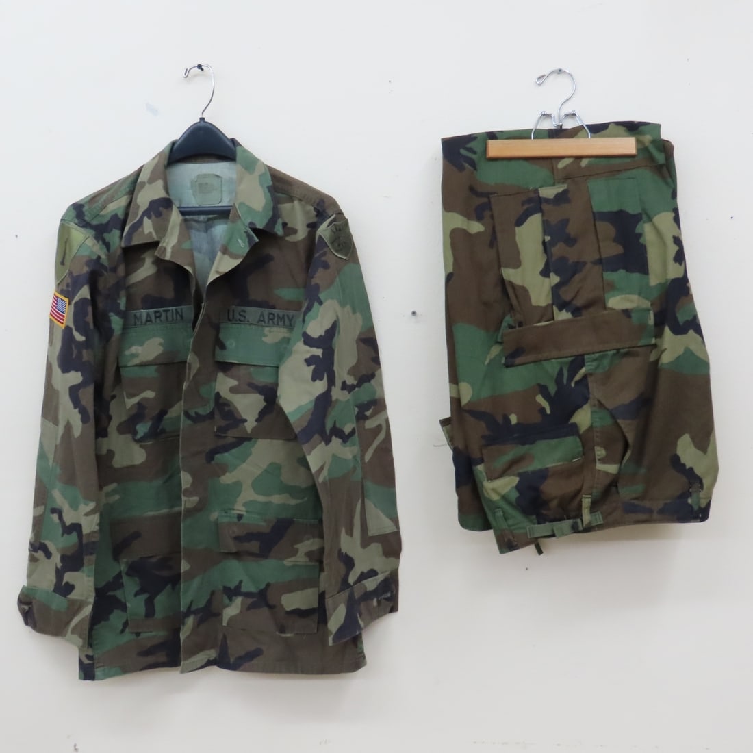 5 M/S US Army Woodland Camo BDU Jackets, Trousers - 15
