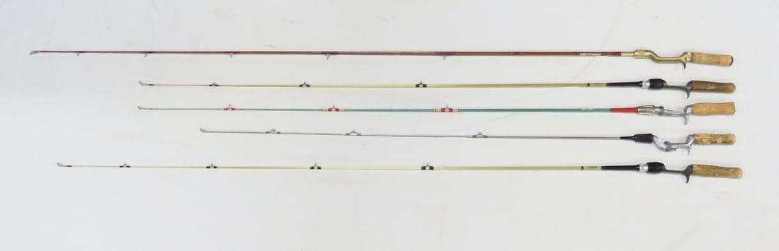 5 Vintage One-Piece Casting Rods- South Bend (1 of 16)