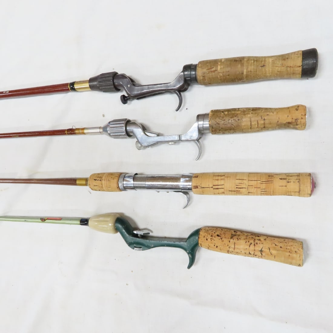 4 Vintage One-Piece Casting Rods- SilaFlex, Others - 2