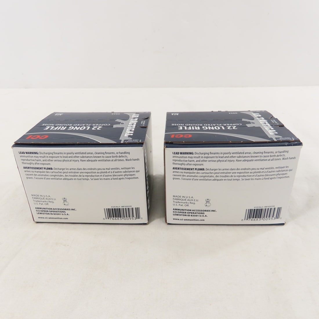 Ammunition: 950 Rounds CCI .22 LR - 4