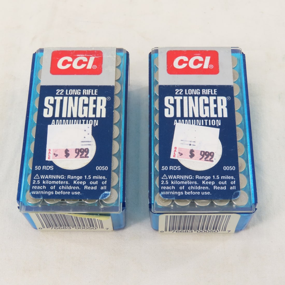 Ammunition: 950 Rounds CCI .22 LR - 6