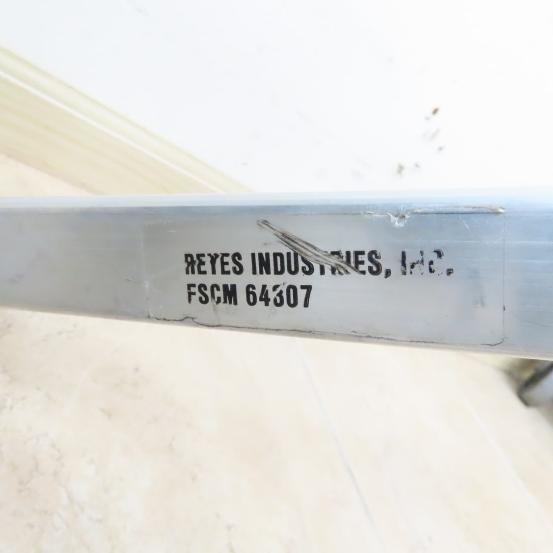 US Army Reyes FSCM 64307 Foldable Aluminum Cot - 8