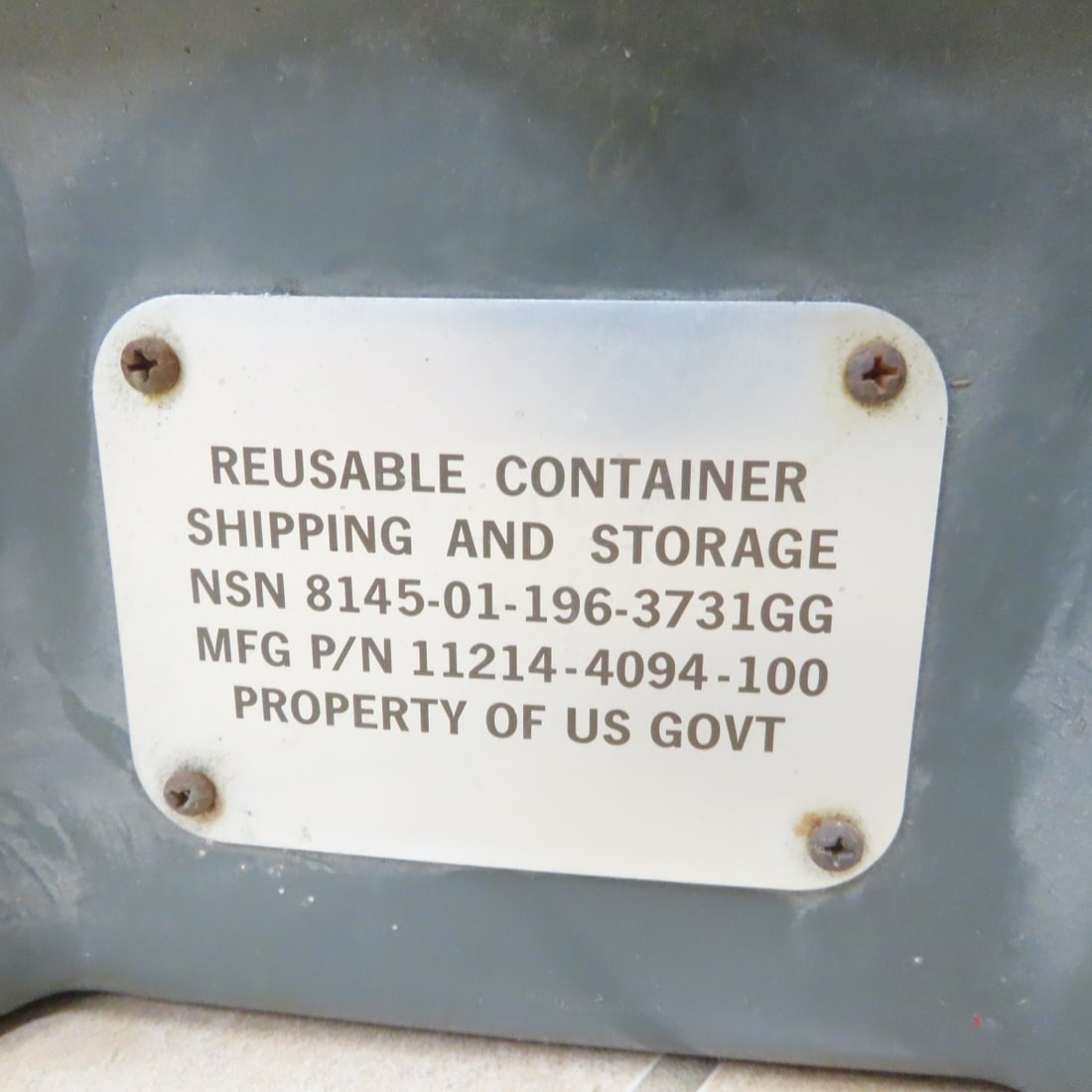 US Military Pelican Hardigg 12 Rifle Hard Case - 17
