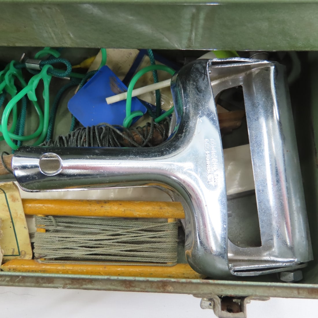 My Buddy Metal Tackle Box with lures & Gear - 7