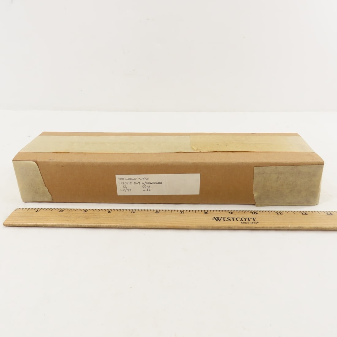 Unissued USGI M7 Bayonet & Scabbard- sealed box - 3
