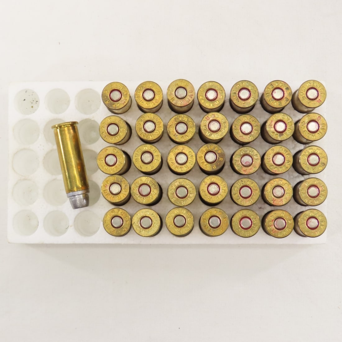 Large Pistol Brass, Primers, Powder & Bullets - 9